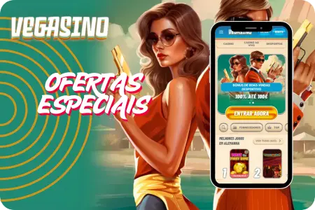 Ofertas especiais e bónus de apostas desportivas de 100% até 100€ no Vegasino Casino.