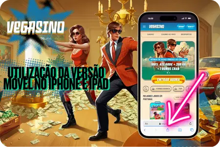 Vegasino application abre a partir do ícone